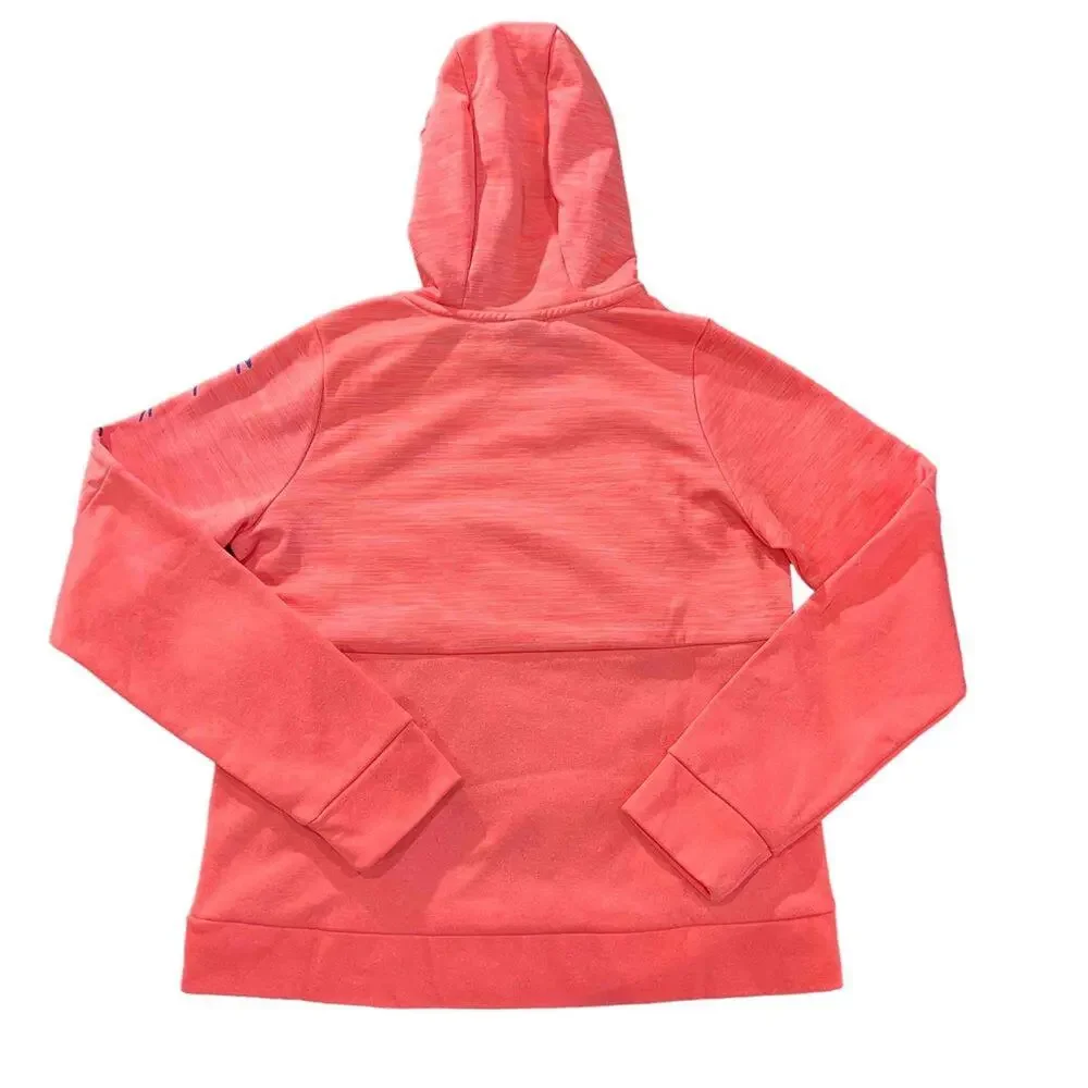 Nike Dri-FIT Hoodie Girls XL Pink‎ Pullover Swoosh Logo Long Sleeve